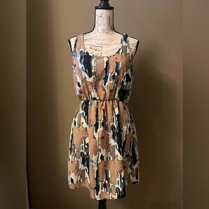 Racerback, elastic waist sun dress, size M